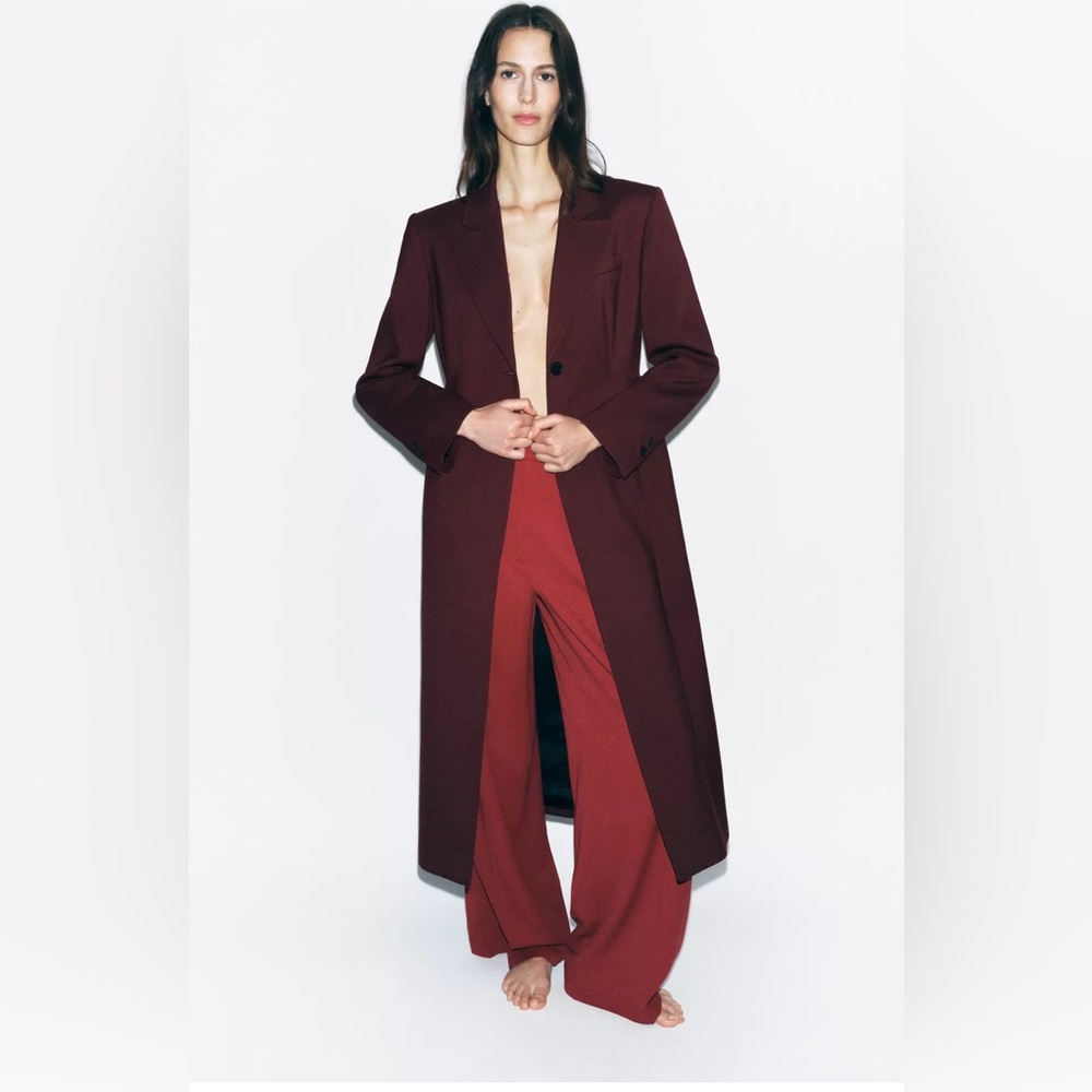 LONG FITTED COAT ZW COLLECTION